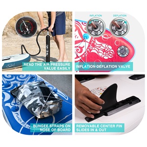 Funwater บอร์ดแพดเดิลบอร์ดแบบสูบลมสำหรับกีฬาทางน้ำ - Product Image 5