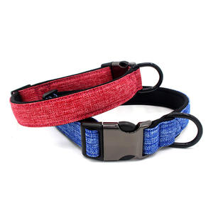 <span class=keywords><strong>Collar</strong></span> moderno para mascotas de nuevo estilo, <span class=keywords><strong>collar</strong></span> ajustable de neopreno de lona suave para perros y gatos, correas para mascotas, collares hechos de plástico de aleación de poliéster - Product Image 6