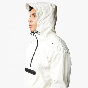 Groothandel Custom Logo <span class=keywords><strong>Soft</strong></span> <span class=keywords><strong>Shell</strong></span> Heren Jack Verstelbare Elastische Zoom Gymjas Geweven <span class=keywords><strong>4</strong></span> Manieren Rekbaar Windjack Jack Voor Heren - Product Image 4