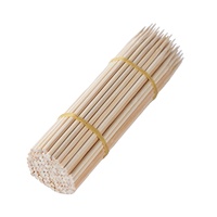 Brochettes de bambou jetables Vente en gros pour brochettes d'agneau barbecue Oden Haws confits Bâtonnets de bambou jetables
