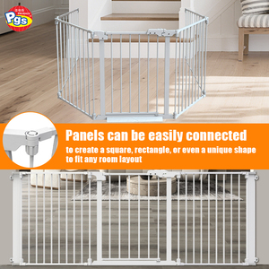 MFF001 Baby Safety Door Stair Gates Easy Installation Pet and Child Safety Gate Metal Baby Gates - Product Image 4