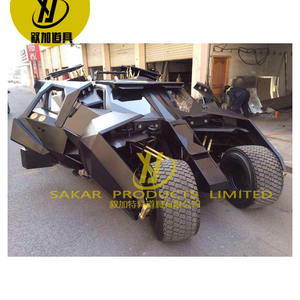 Scultura di Auto di <span class=keywords><strong>Batman</strong></span> Personalizzata di Grandi Dimensioni, Modello in Metallo di Grandezza Naturale per Collezionisti ed Esposizioni - Product Image 1