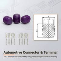 Bouchon d'étanchéité en caoutchouc silicone imperméable pour connecteurs automobiles et câbles