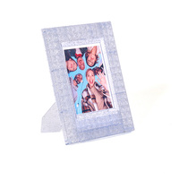 Cadre photo transparent en plastique avec rivets scintillants de 3 pouces, écologique et étanche, pour Instax Mini 13, support de bureau, direct usine