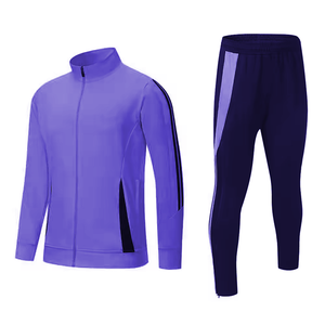 High quality Custom made Printed Autumn Skinny Fit Windproof Jogging Training Tracksuit Set <b>Half</b> Zip Football Training Kit Quick - Product Image 2