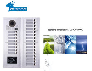 <span class=keywords><strong>Sonnette</strong></span> vidéo multi-appartements 24 étages <span class=keywords><strong>filaire</strong></span> 7 "moniteur interphone audio visuel - Product Image 4