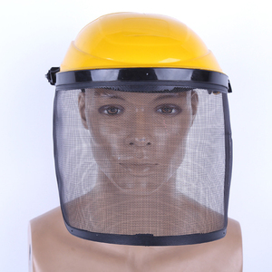 Helm Keselamatan log, helm keselamatan produksi wajah di taman, perisai wajah jala baja pelindung wajah - Product Image 2