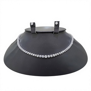 Oval Cut Lab Grown Diamond <b>Choker</b> Necklace S925 Gold Rhodium Plated Luxury Women's Wedding Jewelry Certified - Product Image 4