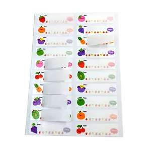 Daycare Waterproof Durable Write-On Kids Name Labels Sticker Baby Bottle Labels
