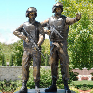 Monumento Conmemorativo a los veteranos <span class=keywords><strong>de</strong></span> bronce <span class=keywords><strong>de</strong></span> Metal tamaño soldado estatua - Product Image 6