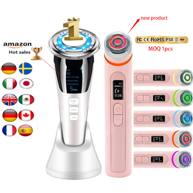 Custom Logo Europe Hot Selling Facial Massager Home Use Beauty Equipment Products Face Lifting Device New Arrival