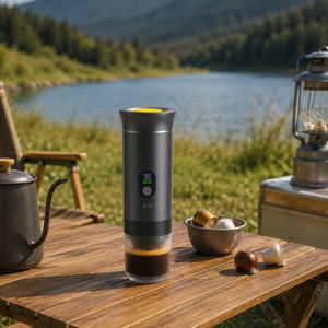 Compact Portable Espresso Capsule Machine Rapid Heating Household Outdoor Camping Fishing One Hand Hold Coffee Brewer - Product Image 2