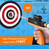 Pistolet à sel anti-insectes pour mouches, araignées, guêpes, souris, avec visée laser infrarouge intégrée, chasseur de mouches au sel, sans piles requises
