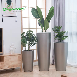 Hiện đại trong nhà ngoài trời nhựa Chậu hoa trồng xi lanh cao kích thước lớn phòng khách sàn vườn trang trí <span class=keywords><strong>container</strong></span> - Product Image 6