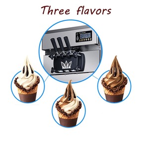 Máquina de Helado Suave Totalmente Automática con Función de Frescura Nocturna de 36L/H y Preenfriamiento, Precio de Fábrica China, Calidad Garantizada - Product Image 6