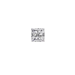 Wholesale Ideal Iced Out Princess Cut Free IGI Certificate HPHT 1CT F SI1 Lab grown Yellow Diamonds