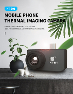 กล้องถ่ายภาพความร้อนอินฟราเรด HTi HT301 ขนาด 13 มม. ความถี่ 25Hz ความละเอียด 384x288 ความไวต่อความร้อน 60mk สำหรับสมาร์ทโฟนแบบ Type-C ขนาด 0.39 นิ้ว - Product Image 1