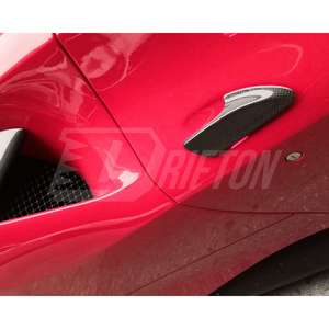Embellecedor de cubierta de manijas de puerta de fibra de carbono 488 para Ferrari 488 GTB Spider 2015-2018 - Product Image 1
