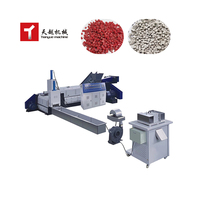 Compacteur à double étage TIANYUE, extrudeuse de granulés de plastique ABS PS à 2 vis, machine de recyclage, granulateur, pelletiseur