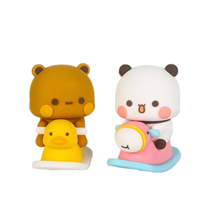 Figuras DE ACCIÓN DE PVC de diseño personalizado, estatuas de figuras de juguete de estilo de dibujos animados de animales bonitos para decoración de coche de oficina en casa, regalo para niño Japón - Product Image 4