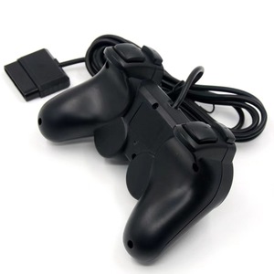 Mando de Juego con Cable para PS2 Slim, PS2 Fat, PS1, Doble Vibración, Doble Motor, Botones con Diseño de Copo de Nieve, Transparente y Colorido - Product Image 3