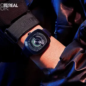 Bereal Original Design ODM Custom Dark Knight orologio da polso per uomo orologio meccanico con movimento automatico avanzato di lusso
