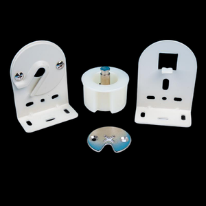 Motores tubulares de plástico de 25mm, accesorios de <span class=keywords><strong>persiana</strong></span> enrollable eléctrica, soportes de <span class=keywords><strong>tubo</strong></span> de 38mm, tipo de instalación incorporado, liso para <span class=keywords><strong>tubo</strong></span> de sombra - Product Image 2