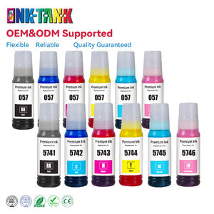 زجاجات <span class=keywords><strong>INK</strong></span>-TANK 056 057 107 108 574 لتعبئة الحبر المستخدم في صبغات الطابعات Epson L8050 L8058 متوافقة مع الحبر الطبيعي - Product Image 1