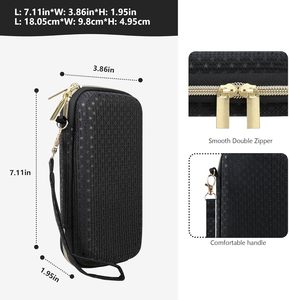 Кейс для диабетических принадлежностей, органайзер для набора для проверки диабета, глюкометра и анализатора уровня сахара в крови - Product Image 3