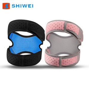 Shiwei Patellar <b>Strap</b> <b>Knee</b> <b>Support</b> Breathable Adjustable with Silicone Strips for Running Jump Rope Protection - Product Image 1
