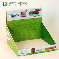 Exhibidor de Cartón Personalizado para Productos Populares, Caja Publicitaria Giratoria Moderna, Plegable, Compacta, para Mostrador o Mesa