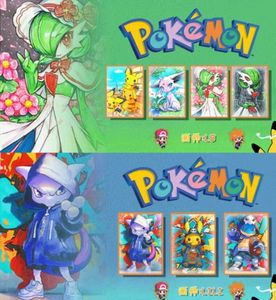 Rare Charizard Pikachu <span class=keywords><strong>Carte</strong></span> en métal doré Original 1ère première édition Ex <span class=keywords><strong>Gx</strong></span> Tcg Vmax Pokemones Cartes à échanger Cartes de jeu - Product Image 6