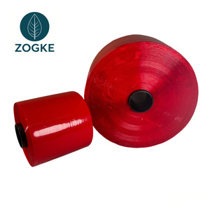 Cinta Adhesiva de Polipropileno BOPP Roja Resistente al Calor, Acrílica, Sensible a la Presión, de una Sola Cara, con Tira Desprendible para Empaque de Cajas de Cigarrillos - Product Image 1