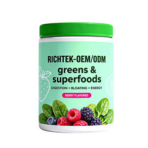 Richtek OEM ODM Nahrungsergänzungsmittel mit natürlichem Beerengeschmack, Stevia-Blattextrakt, Grünes Superfoods-Pulver - Product Image 4