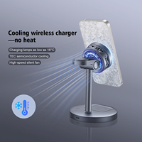 Nouveau chargeur sans fil 3-en-1 25W magnétique à charge ultra-rapide pour Phone17, montre connectée et écouteurs (modèle 2026)