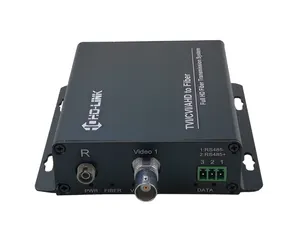 1 Port 5 MP AHD CVI TVI CVBS Analog Video Glasfaser-Übersetzer