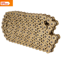 Chaîne de transmission à joint torique 520 compatible avec Surron Ultra Bee 120 maillons, remplacement tout-terrain doré