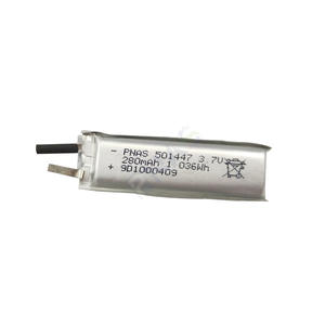 맞춤형 PNAS 반고체 배터리 501447 파우치 3.7V 4.2V 60mAh 100mAh 280mAh 500mAh 850mAh 1000mAh 4000mAh 5000mAh 리튬 니켈 망간 코발트 산화물 - Product Image 3