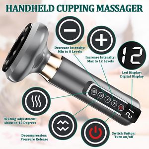 Có thể sạc lại không dây <span class=keywords><strong>Cellulite</strong></span> massager công cụ điện chất béo Remover thông minh giác guasha máy cho cánh tay chân trở lại ở nhà - Product Image 5