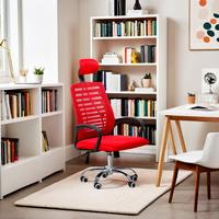 Chaises à bras pivotant mobilier de bureau chaise en maille économique chaise de jeu silla cadre en plastique et accoudoir en Nylon
