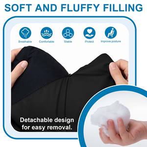 Funda de Asiento de Inodoro Acolchada Impermeable con Correas de Fijación para Ancianos, Pacientes Encamado, Cuidado de Enfermería, Cojín para Asiento de Inodoro - Product Image 2