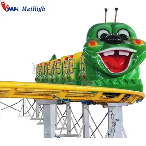 경제 정의 디자인 군사 기차 세트 사용 카니발 큰 녹색 웜 타기