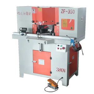 Profesyonel üretici 4000rpm bakımı kolay çift kafa alüminyum daire kesme makinesi gördüm