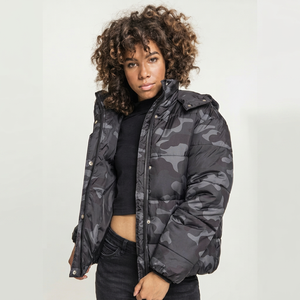Custom <b>Women</b>’s Winter <b>Camo</b> Puffer <b>Jacket</b> Premium Casual Wear For <b>Women's</b> Windproof Zipper Closure Side Pockets <b>Womens</b> <b>Jackets</b> - Product Image 1