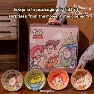 Service de vaisselle en céramique <span class=keywords><strong>Disney</strong></span>, motifs Toy Story adorables, coffret cadeau idéal pour les enfants, la maison et les cadeaux. - Product Image 6