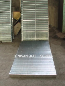 프레임, 웨지 와이어 메쉬 플레이트가있는 플랫 용접 존슨 스크린 시트 - Product Image 3