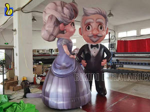 Decoración DE BODA Adorable diseño personalizado inflable viejo parejas casadas globo - Product Image 2