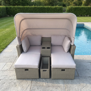 Wholesale Price Modern Contemporary Design Adjustable Canopy <b>Sofa</b> <b>Bed</b> Garden Courtyard Waterproof Outdoor Beach Leisure Poolside - Product Image 1