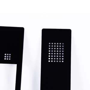 Autocollant de logo personnalisé XAT OEM, PVC/PC/PET/PMMA, panneau frontal d'écran électronique, panneau de commande étanche, recouvrement de découpe, 1,00 mm - Product Image 4