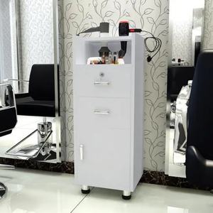 Wholesale Price Modern Metal Frame Hair Layer Cart With Dryer Holders <b>Beauty</b> Barber Salon <b>Trolley</b> - Product Image 3